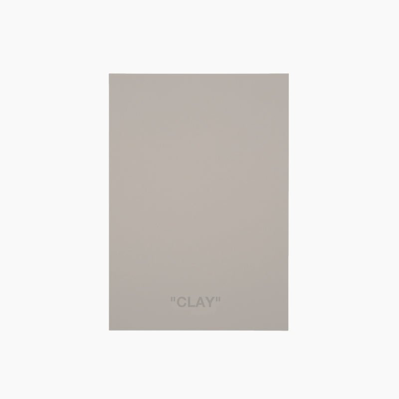 Clay A5 sample - SHADES by Eric Kuster