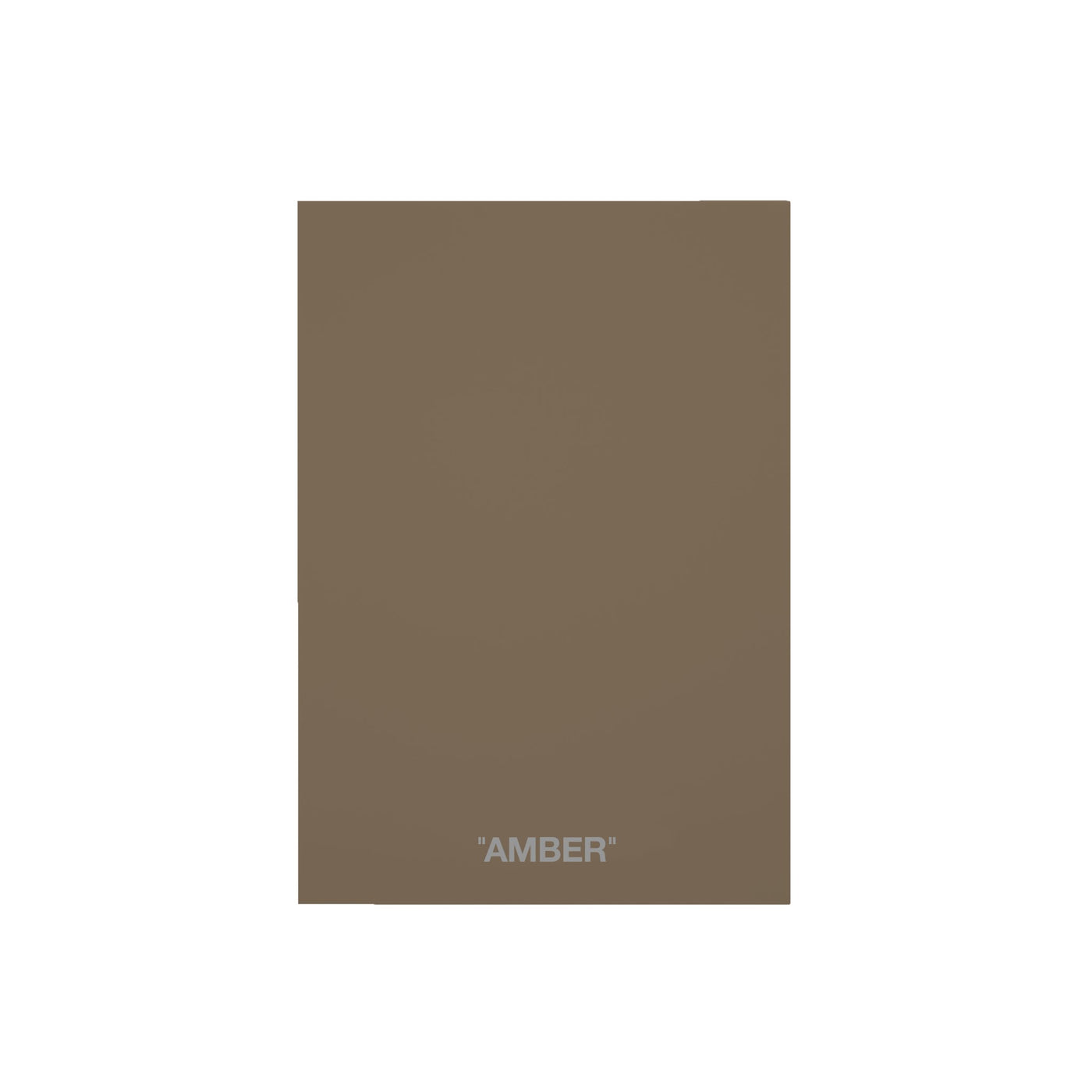 Color Card - Amber - SHADES by Eric Kuster