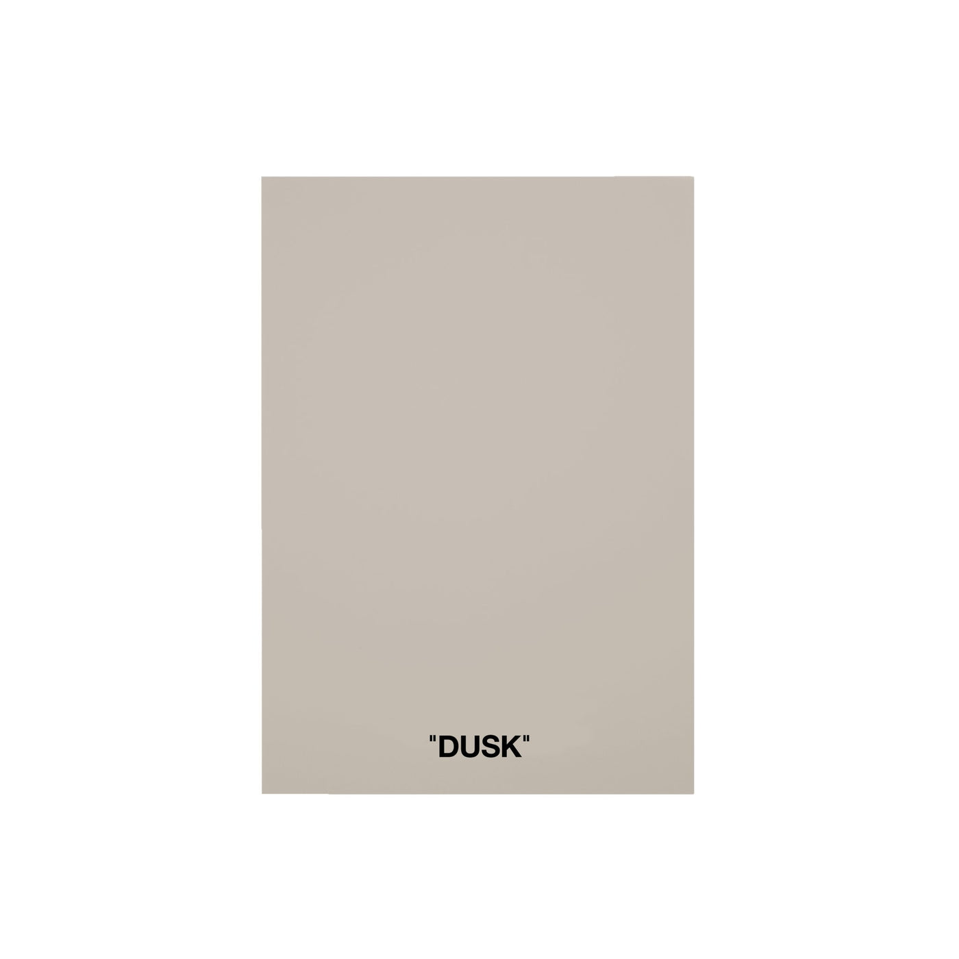 Color Card - Dusk - SHADES by Eric Kuster