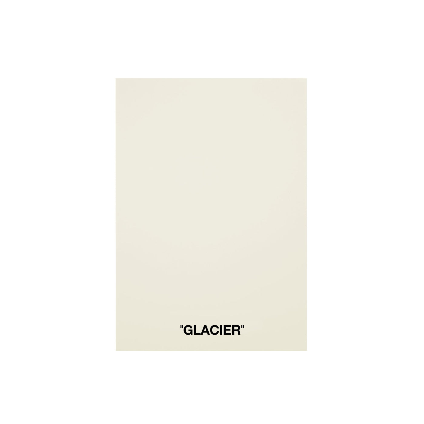 Color Card - Glacier - SHADES by Eric Kuster