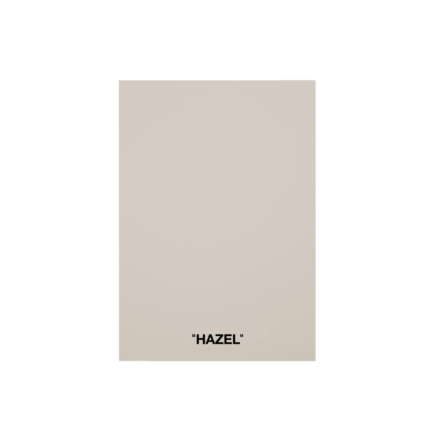 Color Card - Hazel - SHADES by Eric Kuster