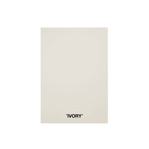Color Card - Ivory - SHADES by Eric Kuster
