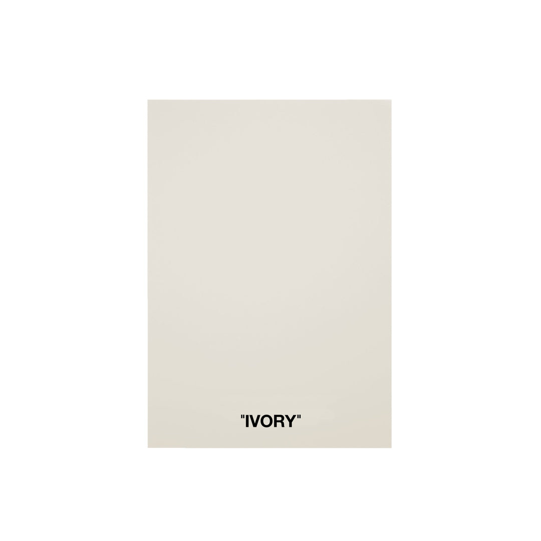 Color Card - Ivory - SHADES by Eric Kuster