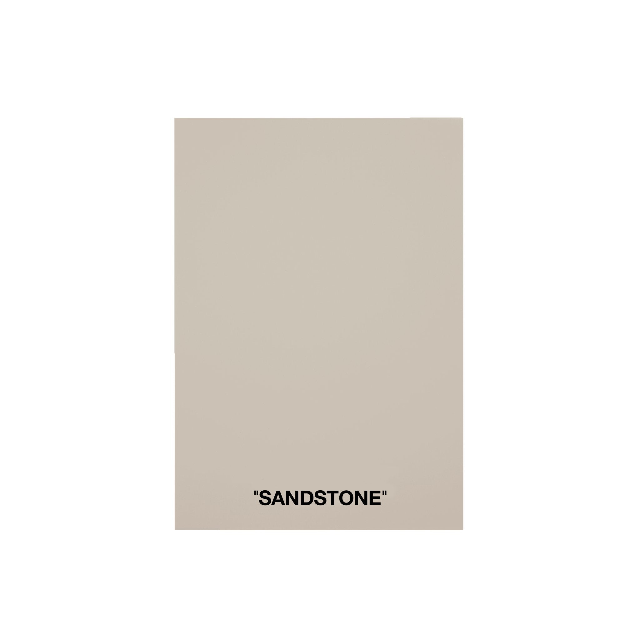 Sandstone Color Panel A4 Color Card Sandstone | SHADES by Eric Kuster
