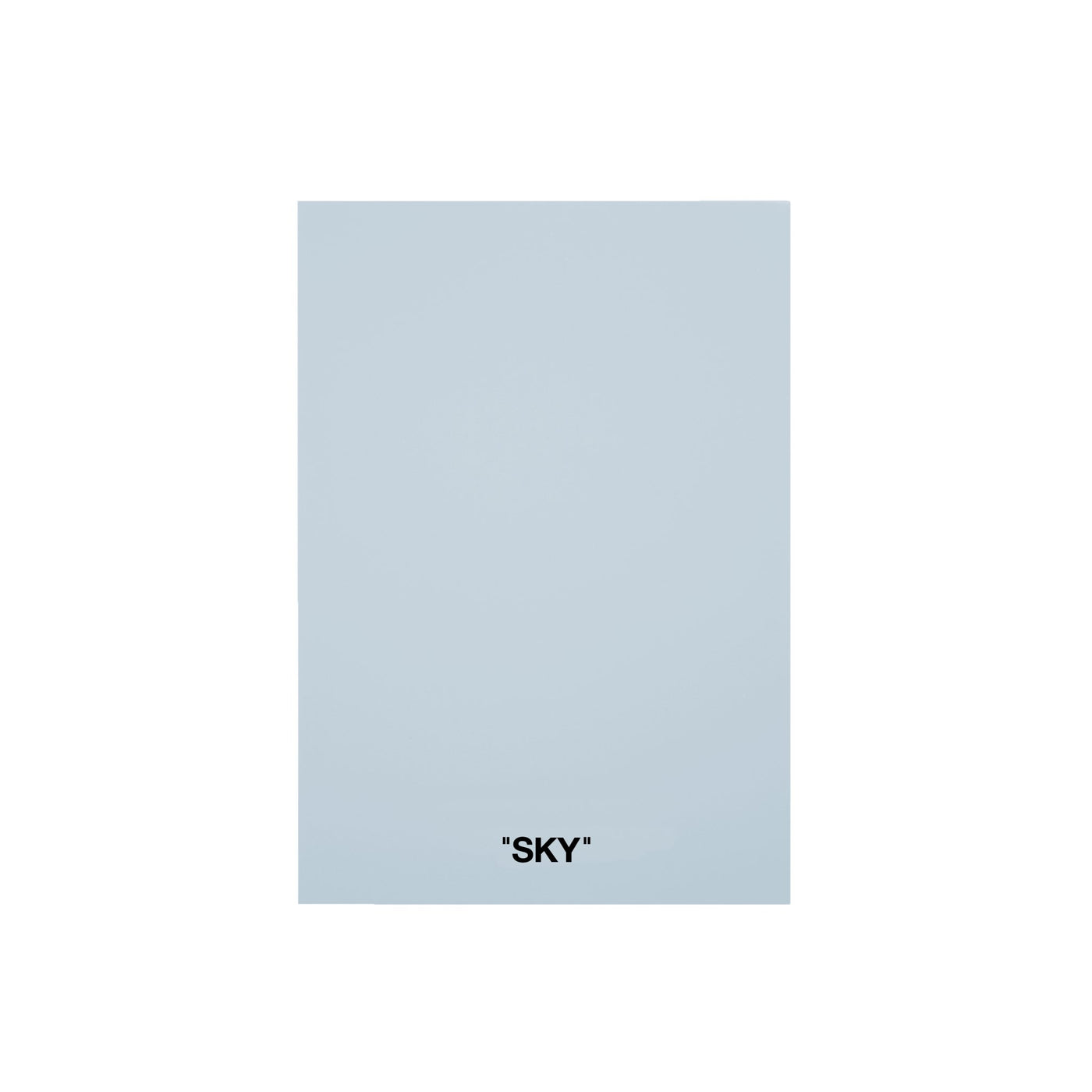 Color Card - Sky - SHADES by Eric Kuster