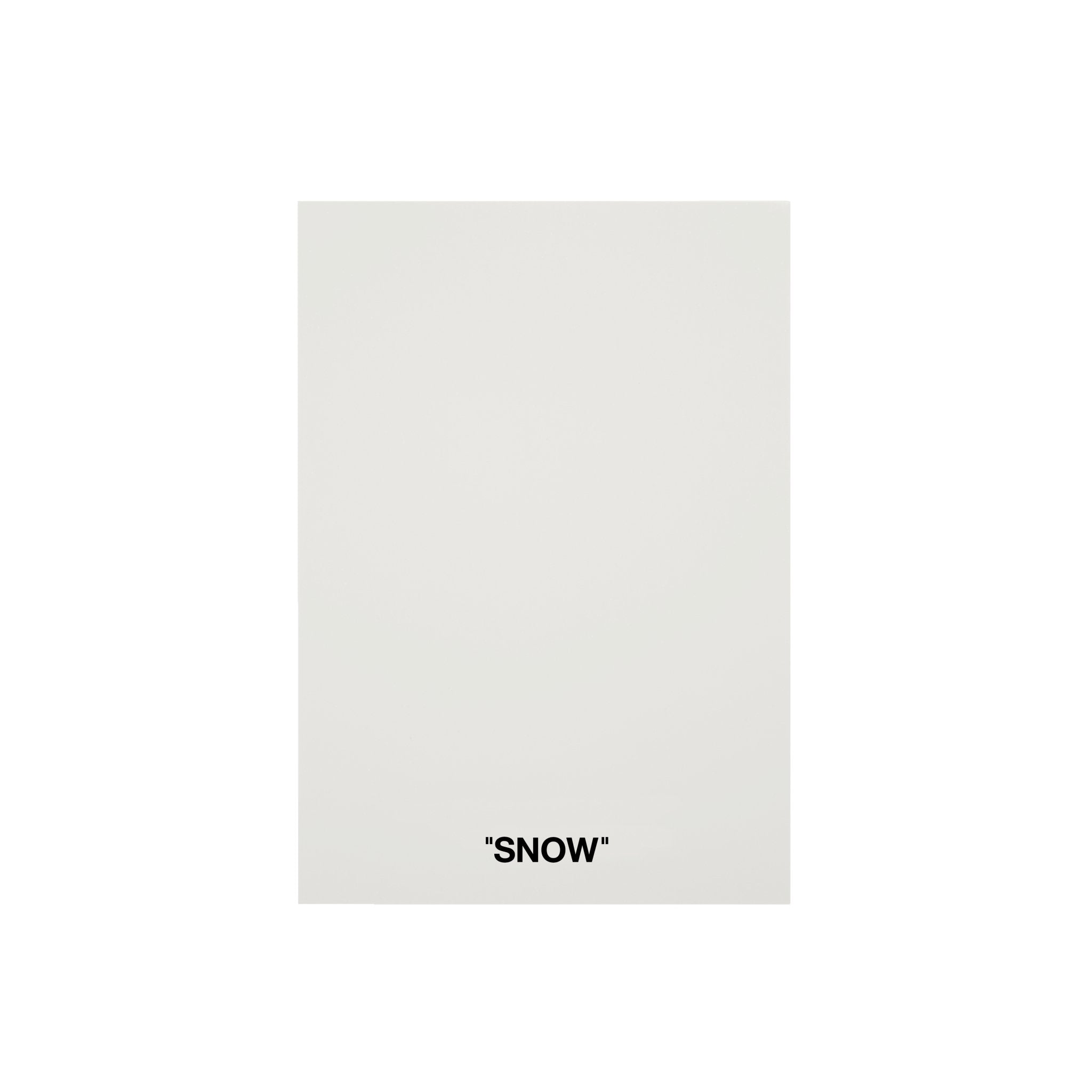 Color Card - Snow
