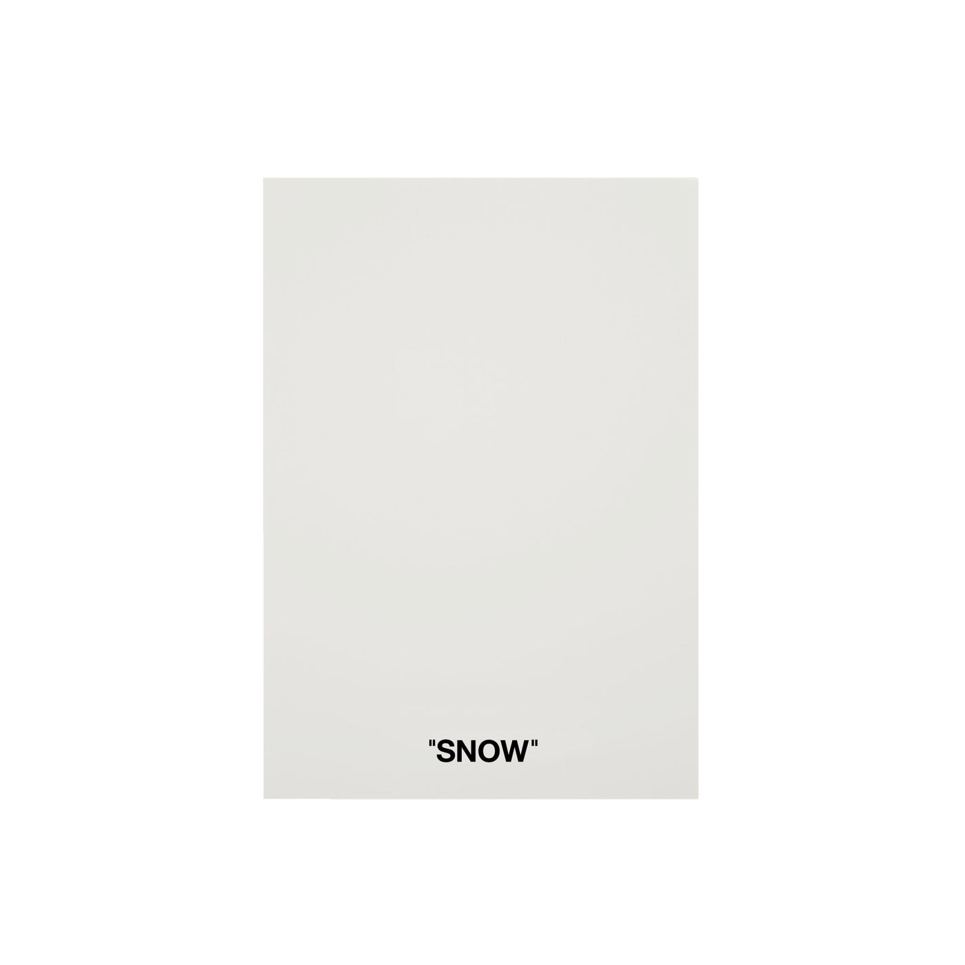 Color Card - Snow - SHADES by Eric Kuster
