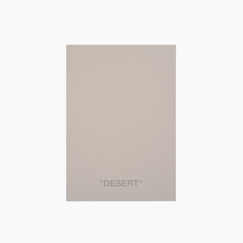 Desert Color Card